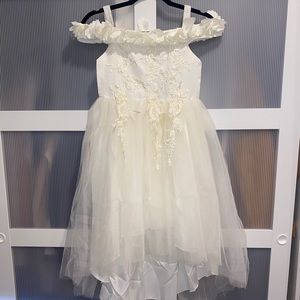 Trish Scully Child - Ivory Belle Gown Size 8